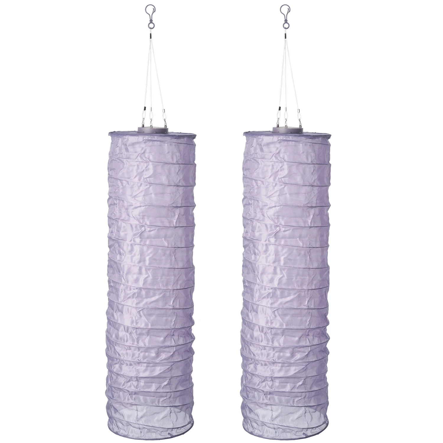 LED Lampion 2er-Set Solar Lampenschlauch SOLARBETRIEBEN In Lila 3 LED Lampion 2er-Set Solar Lampenschlauch SOLARBETRIEBEN In Lila