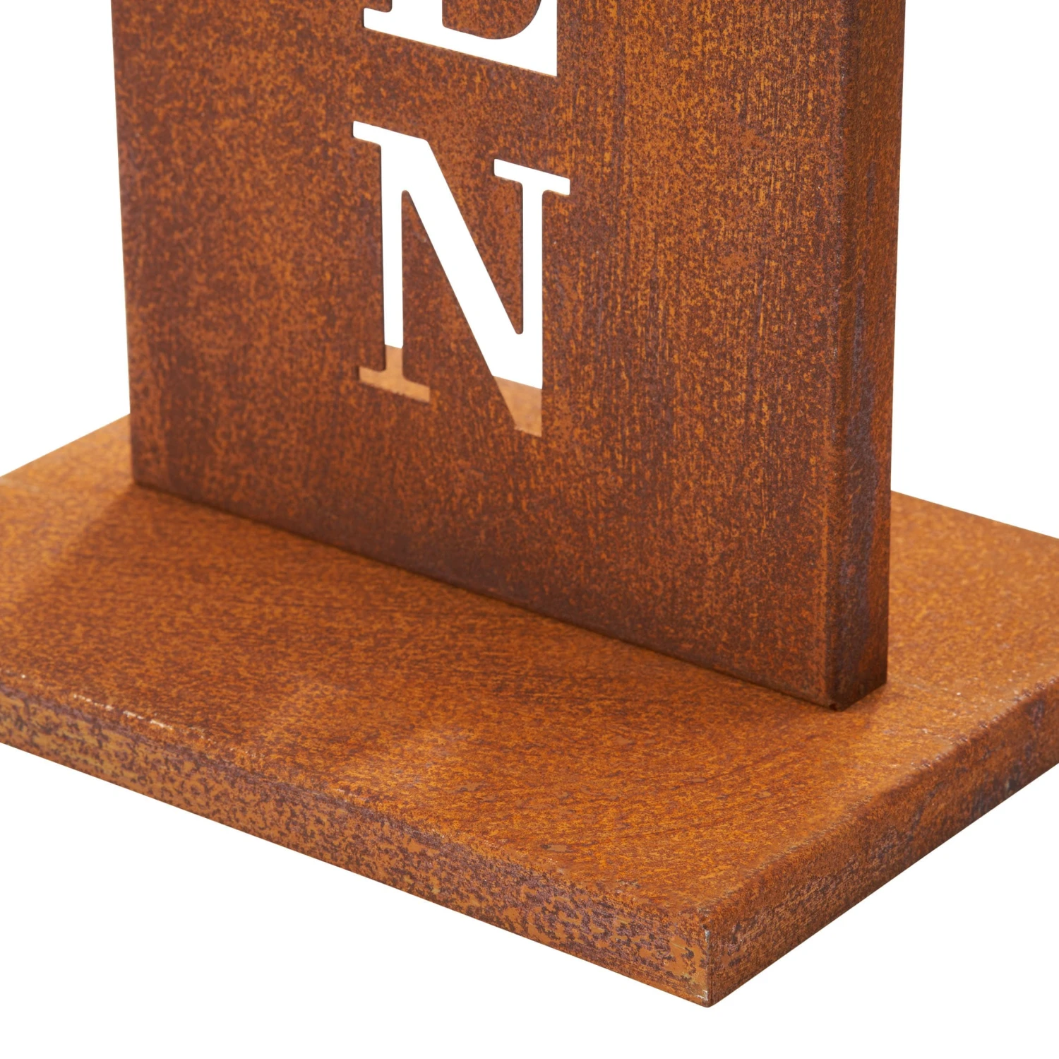 Stahl Standschild Willkommen In Rost 8 Stahl Standschild Willkommen In Rost – Bild 6