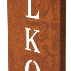 Stahl Standschild Willkommen In Rost 15 Stahl Standschild Willkommen In Rost -Heimdekoration amare stahl standschild willkommen in rost 6