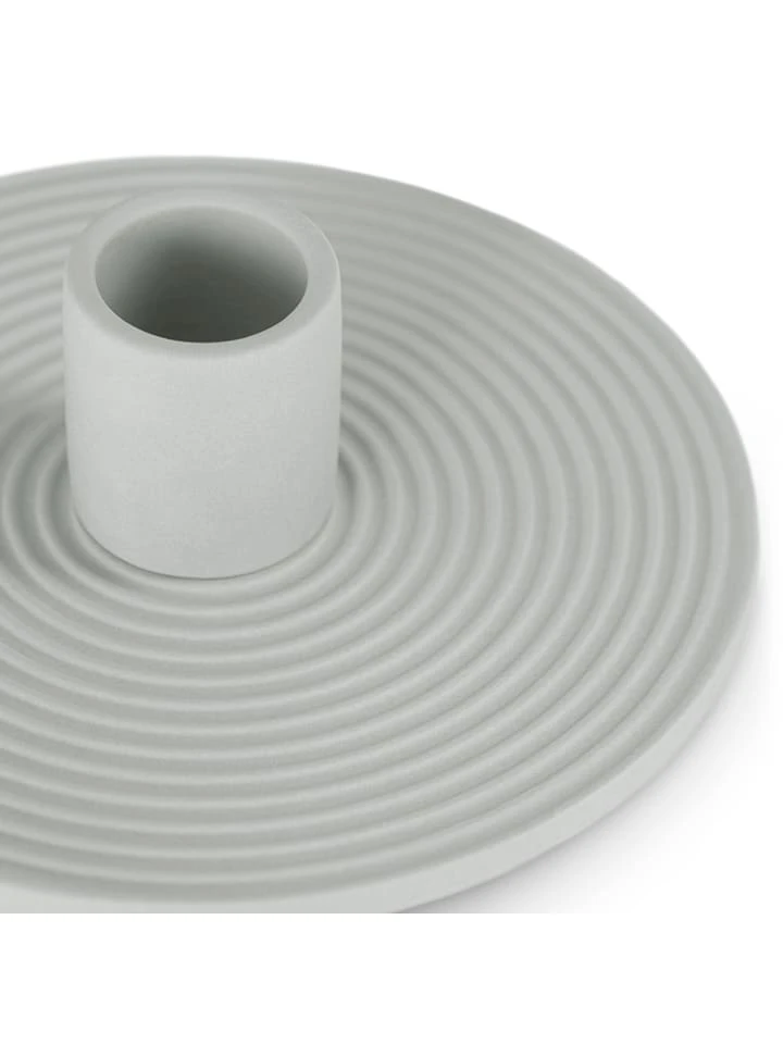 Kerzenhalter In Hellgrau - Ø 3,5 Cm 4 Kerzenhalter In Hellgrau - Ø 3,5 Cm – Bild 2