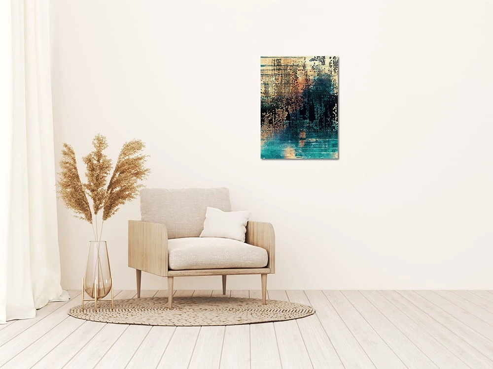 Wandbild " Abstrakte Kunst " In Naturell 4 Wandbild " Abstrakte Kunst " In Naturell – Bild 2