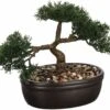 Bonsai Kunstpflanze In Schwarz -Heimdekoration atmosphera createur dinterieur bonsai kunstpflanze in schwarz