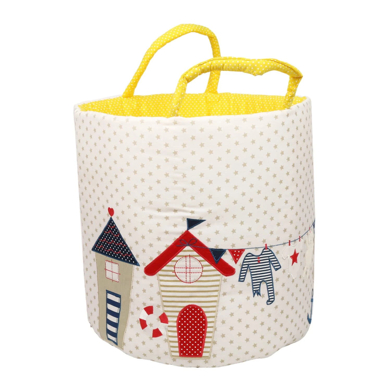 XXL Tonne "STRANDHAUS & Co." In Maritim - (L) 40 X (B) 45cm 5 XXL Tonne "STRANDHAUS & Co." In Maritim - (L) 40 X (B) 45cm – Bild 3