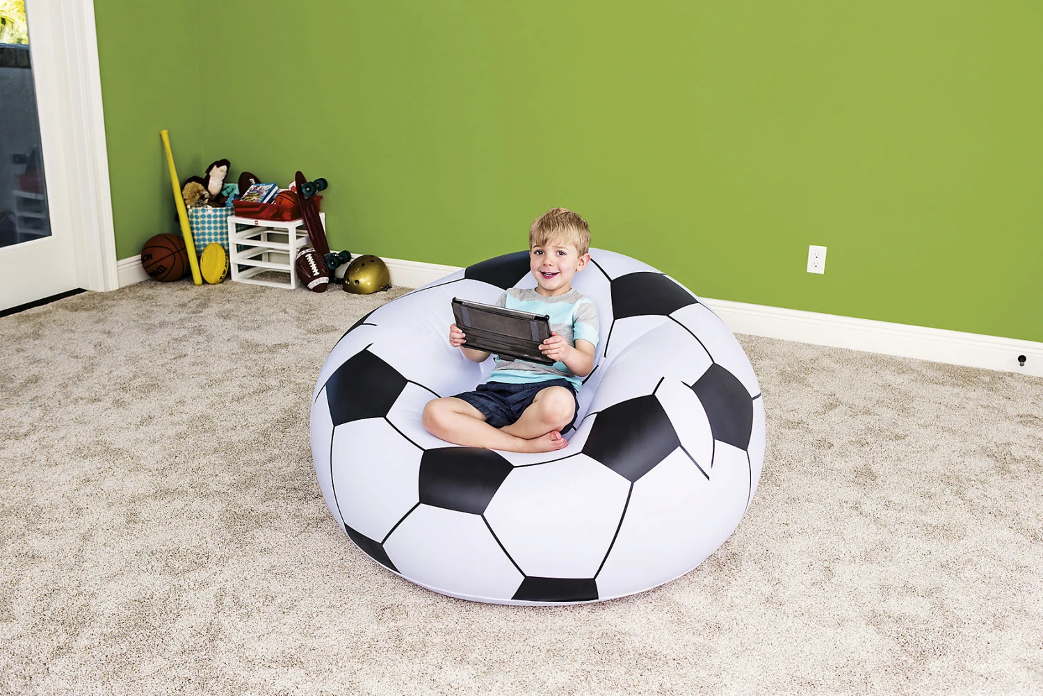 Bestway Aufblasbarer Fußballsessel 6 Bestway Aufblasbarer Fußballsessel – Bild 4