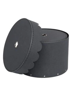 2er-Set: Rundboxen "Wilma" In Schwarz -Heimdekoration bigsobox 2er set rundboxen wilma in schwarz 2