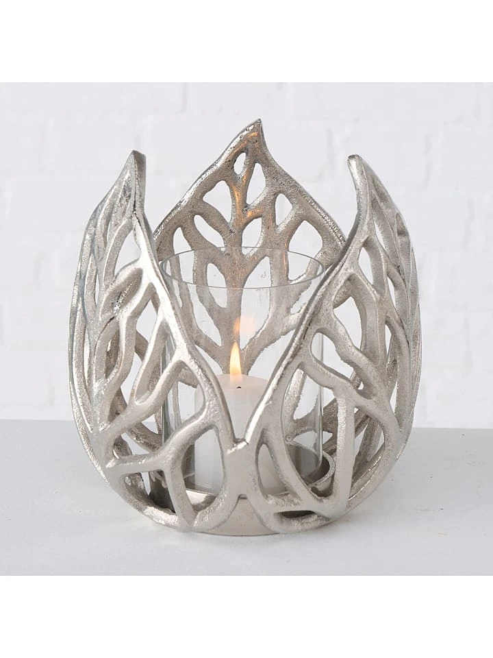 2er-Set: Windlichter "Sumati" In Silber 4 2er-Set: Windlichter "Sumati" In Silber – Bild 2