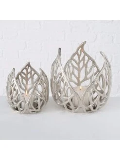 2er-Set: Windlichter "Sumati" In Silber 9 2er-Set: Windlichter "Sumati" In Silber -Heimdekoration boltze 2er set windlichter sumati in silber 2