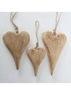 3er-Set: Dekoanhänger "Serafina" In Hellbraun -Heimdekoration boltze 3er set dekoanhanger serafina in hellbraun 4