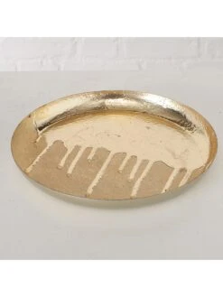 3er-Set: Dekoteller "Sjella" In Gold -Heimdekoration boltze 3er set dekoteller sjella in gold 5