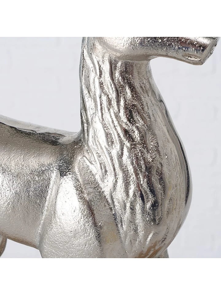 Dekofigur "Norian" In Silber - (B)30 X (H)44 X (T)10 Cm 6 Dekofigur "Norian" In Silber - (B)30 X (H)44 X (T)10 Cm – Bild 4