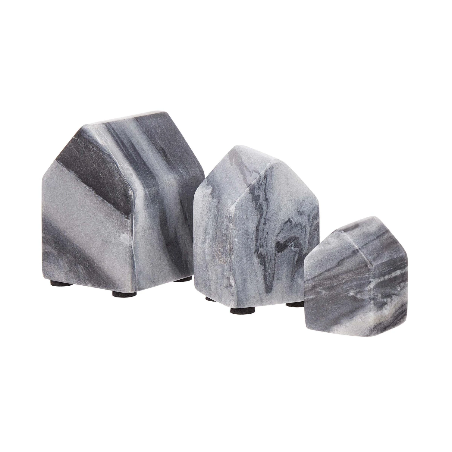 Deko-Haus L 6 X H 9cm BLOCKHOUSE In Grau 9 Deko-Haus L 6 X H 9cm BLOCKHOUSE In Grau – Bild 7