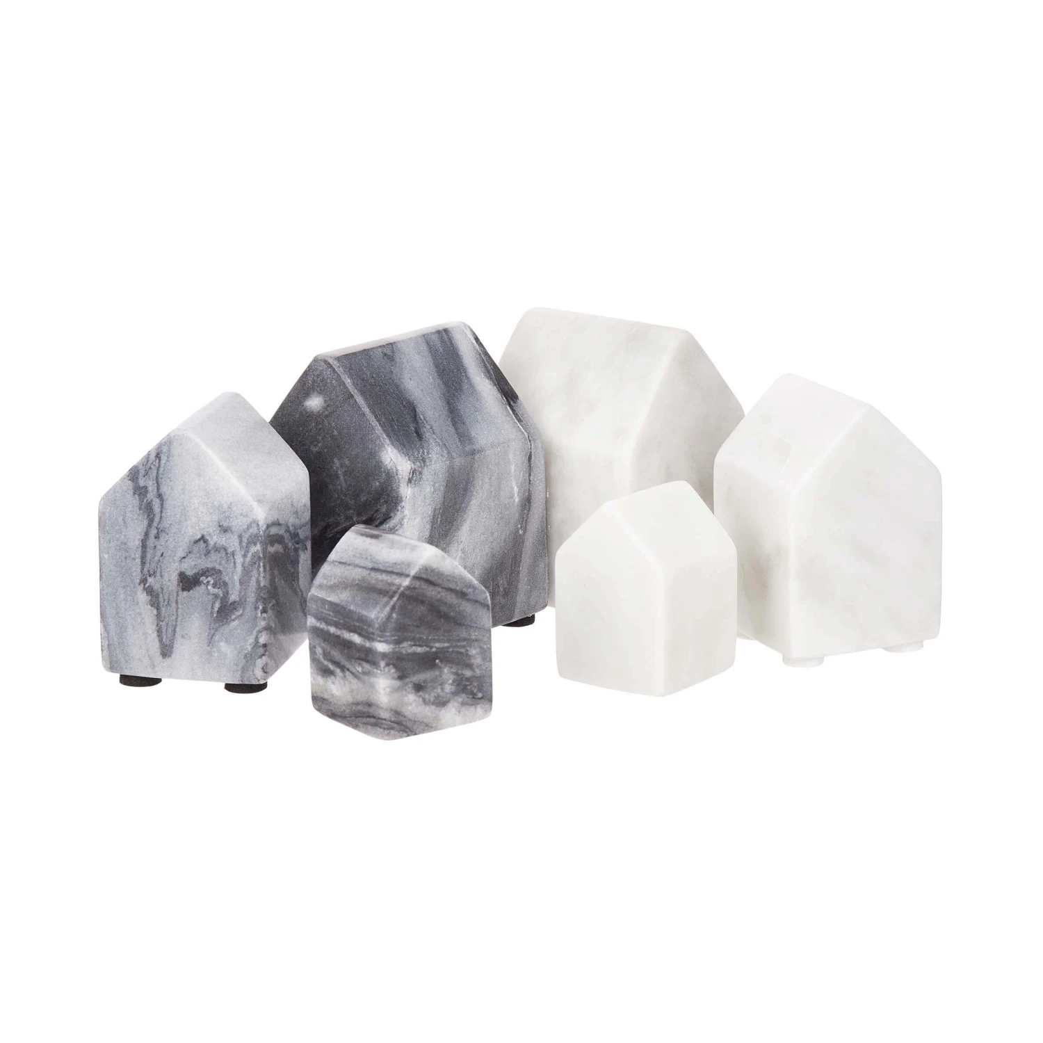 Deko-Haus L 6 X H 9cm BLOCKHOUSE In Grau 10 Deko-Haus L 6 X H 9cm BLOCKHOUSE In Grau – Bild 8