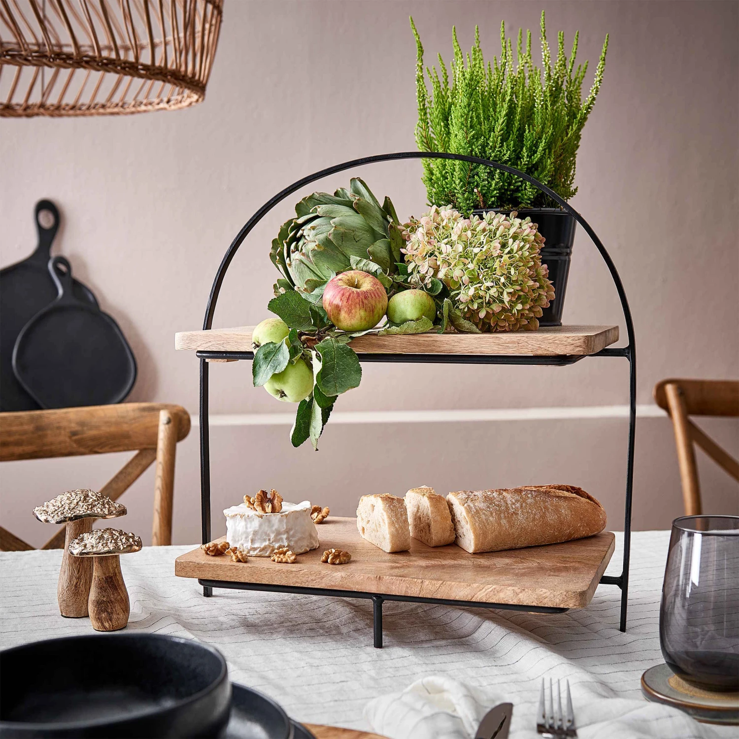 Deko-Pilz Höhe 19cm HARVEST SPLENDOR In Gold 4 Deko-Pilz Höhe 19cm HARVEST SPLENDOR In Gold – Bild 2