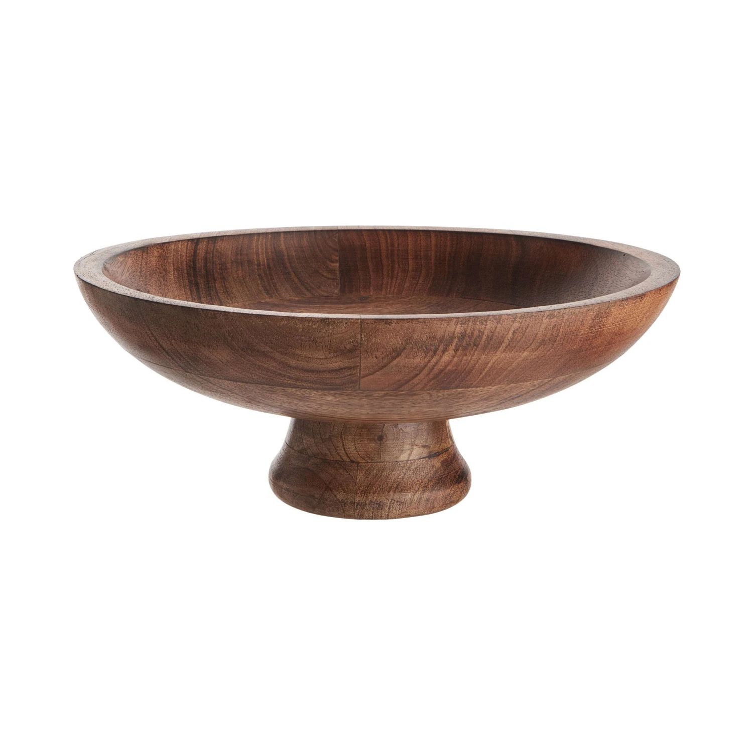 Deko-Schale Mit Fuß Ø30cm MANGO DAYS In Braun 3 Deko-Schale Mit Fuß Ø30cm MANGO DAYS In Braun