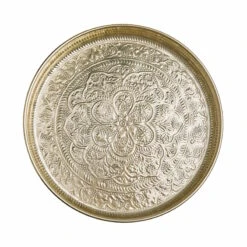Heimdekoration 20 Heimdekoration -Heimdekoration butlers deko tablett o46cm oriental lounge in gold 1