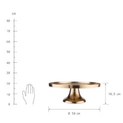 Deko-Teller Mit Fuß Ø50cm BANQUET In Gold 10 Deko-Teller Mit Fuß Ø50cm BANQUET In Gold -Heimdekoration butlers deko teller mit fuss o50cm banquet in gold 3