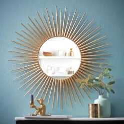 Spiegel Sonnenförmig Ø76cm DEL SOL In Gold 9 Spiegel Sonnenförmig Ø76cm DEL SOL In Gold -Heimdekoration butlers spiegel sonnenformig o76cm del sol in gold 1