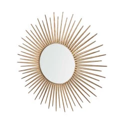 Spiegel Sonnenförmig Ø76cm DEL SOL In Gold 12 Spiegel Sonnenförmig Ø76cm DEL SOL In Gold -Heimdekoration butlers spiegel sonnenformig o76cm del sol in gold 4