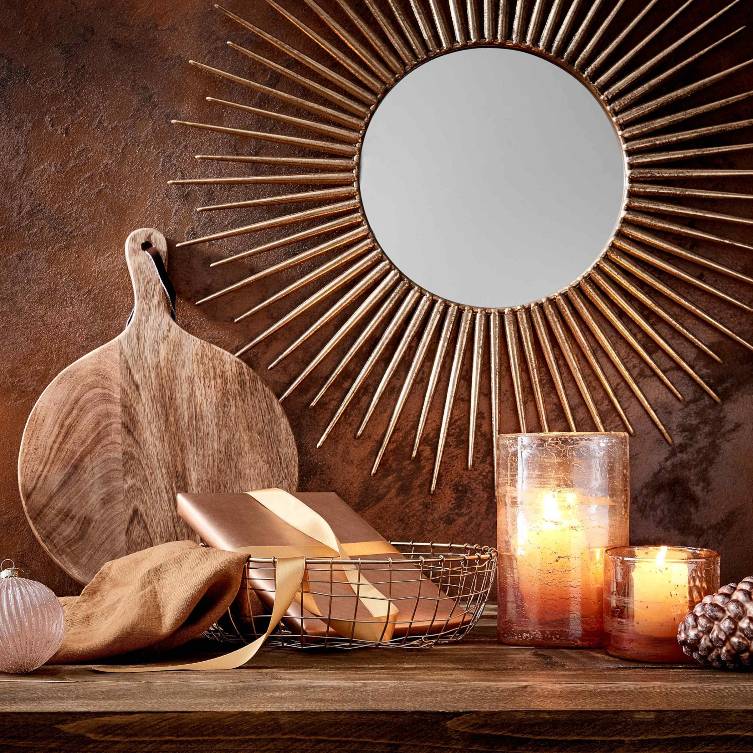 Spiegel Sonnenförmig Ø76cm DEL SOL In Gold 8 Spiegel Sonnenförmig Ø76cm DEL SOL In Gold – Bild 6
