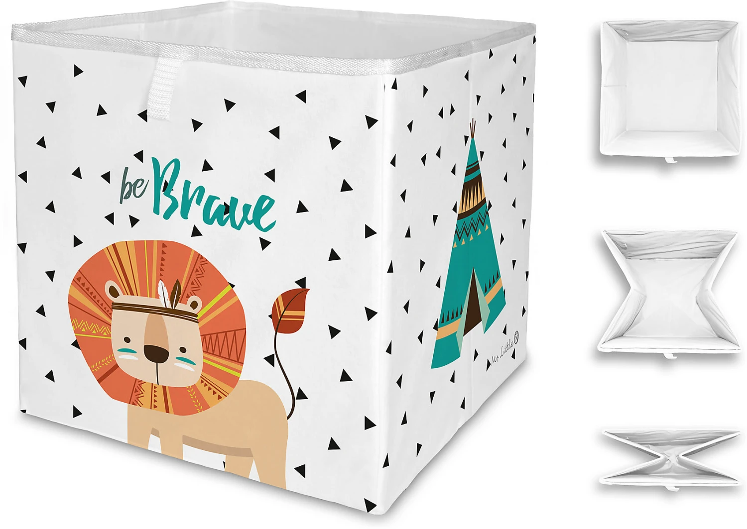 Aufbewahrungsbox Löwe, Faltbar 3 Aufbewahrungsbox Löwe, Faltbar