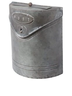 Briefkasten In Grau - (B)24 X (H)29 X (T)10 Cm -Heimdekoration clayre and eef briefkasten in grau b 24 x h 29 x t 10 cm 2