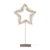 Deko-Stern Mit LED In Champagner -Heimdekoration creativ home deko stern mit led in champagner