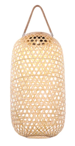 Solarleuchte "SOLARLEUCHTE BAMBUS NATUR, 1XLED" In Brown