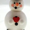 RM Schneemann Mit Herz -Heimdekoration hess holzspielzeug rm schneemann mit herz