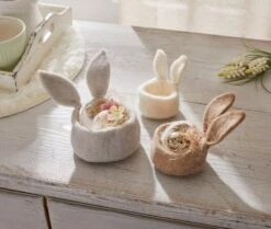 Deko "Hase" 10x10x13cm In Bunt 8 Deko "Hase" 10x10x13cm In Bunt -Heimdekoration homeliving deko hase 10x10x13cm in bunt 1