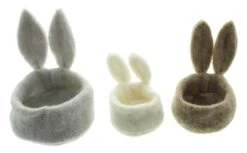 Deko "Hase" 10x10x13cm In Bunt