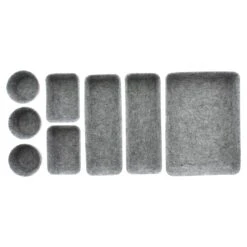 Filzschale "Storage" 270x200x50 In Grau -Heimdekoration homeliving filzschale storage 270x200x50 in grau 2