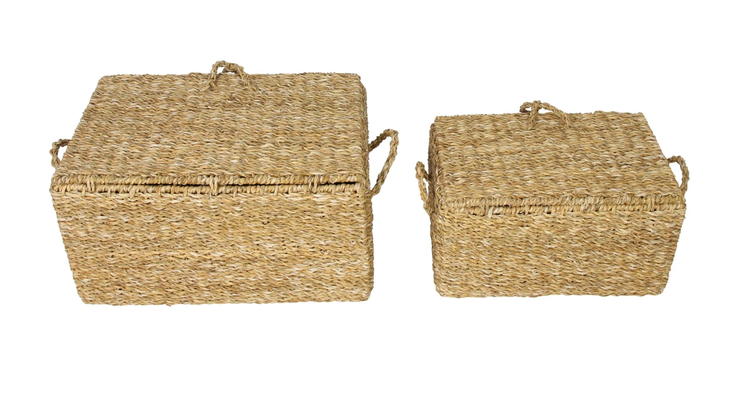 Truhe "Seegras" 500x340x250 In Braun 6 Truhe "Seegras" 500x340x250 In Braun – Bild 4