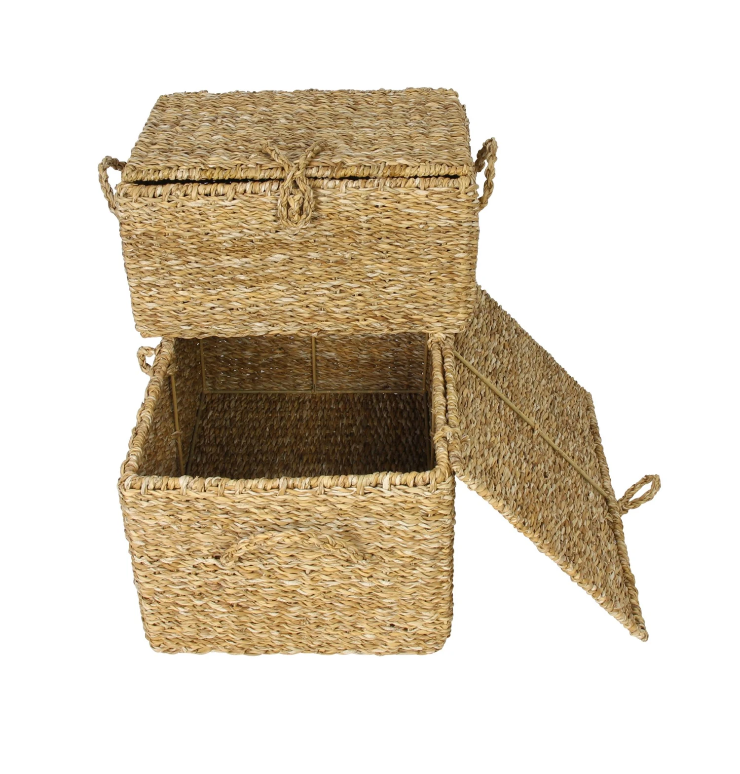 Truhe "Seegras" 500x340x250 In Braun 7 Truhe "Seegras" 500x340x250 In Braun – Bild 5