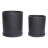 2er-Set: Blumentöpfe "Podium" In Anthrazit 2 2er-Set: Blumentöpfe "Podium" In Anthrazit -Heimdekoration hubsch 2er set blumentopfe podium in anthrazit