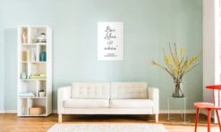 Poster "Das Leben Ist Schön" In Schwarz & Weiß 7 Poster "Das Leben Ist Schön" In Schwarz & Weiß -Heimdekoration juniqe poster das leben ist schon in schwarz and weiss 2