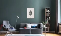 Poster In Kunststoffrahmen "Pinecone" In Cremeweiß & Grau -Heimdekoration juniqe poster in kunststoffrahmen pinecone in cremeweiss and grau 3