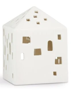 Lichthaus "Urbania Iyshus" In Weiß - (B)9 X (H)12,5 X (T)9 Cm