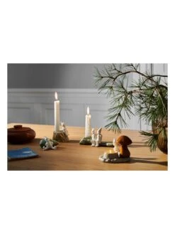 Teelichthalter "Christmas Tales" In Beige/ Braun - (B)13 X (H)9,5 X (T)14 Cm -Heimdekoration kahler teelichthalter christmas tales in beige braun b 13 x h 9 5 x t 14 cm 3