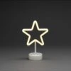 Konstsmide LED-Dekoleuchte "Stern" In Weiß - (B)19 X (H)29 X (T)4 Cm -Heimdekoration konstsmide led dekoleuchte stern in weiss b 19 x h 29 x t 4 cm