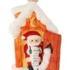 Christbaumornament "Santa Im Klohäuschen" In Orange/ Weiß - (L)11 Cm 1 Christbaumornament "Santa Im Klohäuschen" In Orange/ Weiß - (L)11 Cm -Heimdekoration krebs glas lauscha christbaumornament santa im klohauschen in orange weiss l 11 cm
