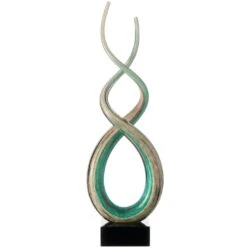 Leonardo Skulptur SCULPTURE 48 Cm Türkis Rotate