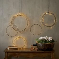 LED Kranz Lichtkranz Dekokranz 50LED H: 43cm In Schwarz 13 LED Kranz Lichtkranz Dekokranz 50LED H: 43cm In Schwarz -Heimdekoration marelida led kranz lichtkranz dekokranz 50led h 43cm in schwarz 4