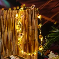 LED Lichterkette Blumen In Rosa - L: 1,45m 9 LED Lichterkette Blumen In Rosa - L: 1,45m -Heimdekoration marelida led lichterkette blumen in rosa l 1 45m 3