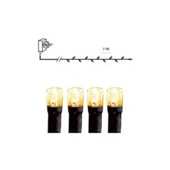 LED Lichterkette Für Außen 360LED L: 25m In Schwarz