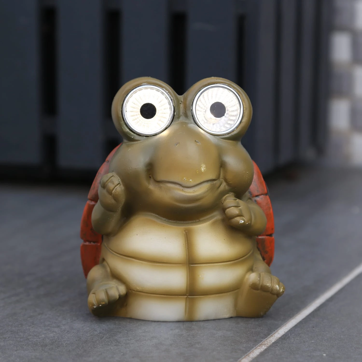 LED Solar Gartenfigur Schildkörte In Grün - H: 11,5cm 4 LED Solar Gartenfigur Schildkörte In Grün - H: 11,5cm – Bild 2