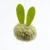 Pompom Osterhase Mit Filzohren Osterdeko H: 12cm In Grün 2 Pompom Osterhase Mit Filzohren Osterdeko H: 12cm In Grün -Heimdekoration marelida pompom osterhase mit filzohren osterdeko h 12cm in grun