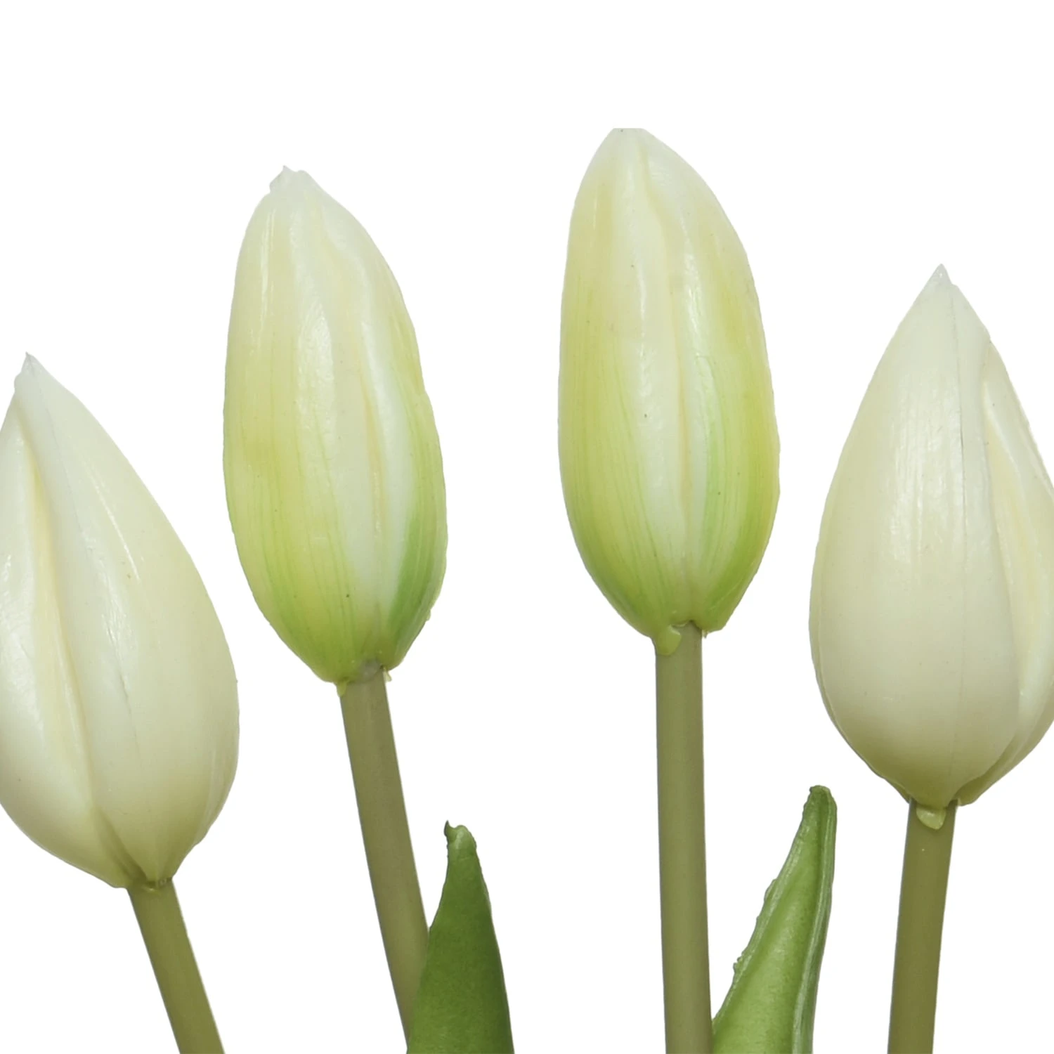 Tulpenbund Mit 6 Blüten In Weiß - H: 40cm 4 Tulpenbund Mit 6 Blüten In Weiß - H: 40cm – Bild 2