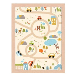 Wandbild " Die Stadt " In Naturell 17 Wandbild " Die Stadt " In Naturell -Heimdekoration milan moon wandbild die stadt in naturell 5