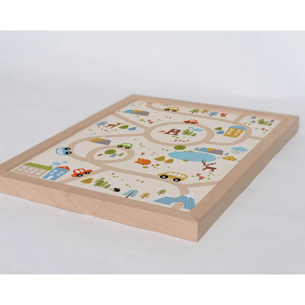 Wandbild " Die Stadt " In Naturell 10 Wandbild " Die Stadt " In Naturell – Bild 8