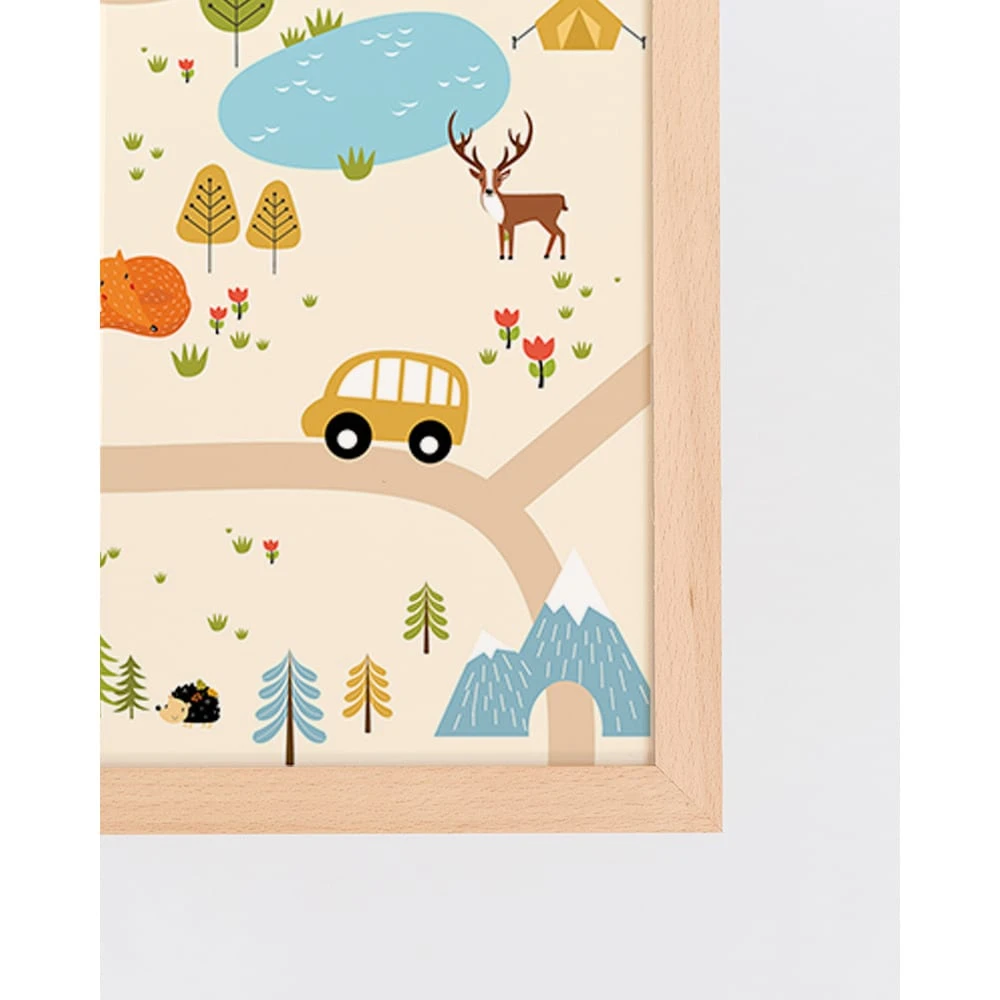 Wandbild " Die Stadt " In Naturell 11 Wandbild " Die Stadt " In Naturell – Bild 9